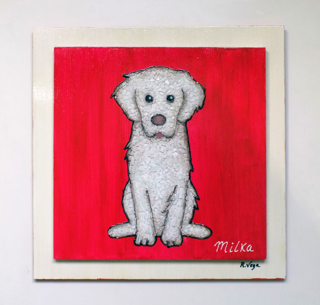 Cuadros mascotas personalizados Golden Retriever