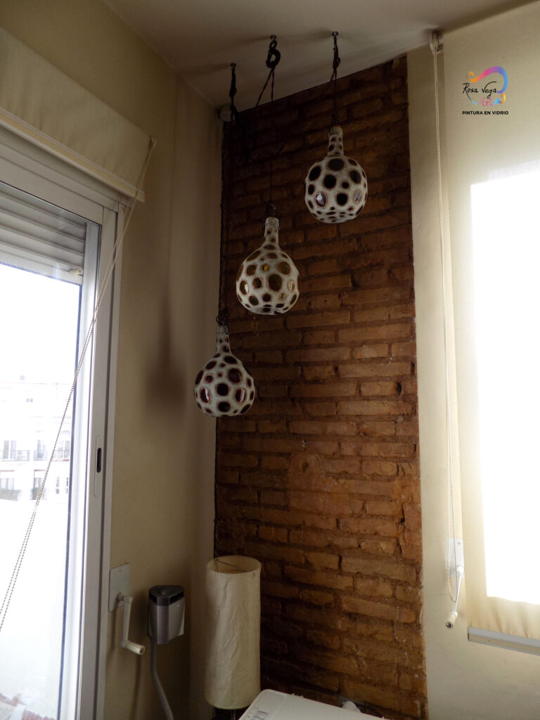 Lamparas Techo Damajuana Conjunto - Imagen 5