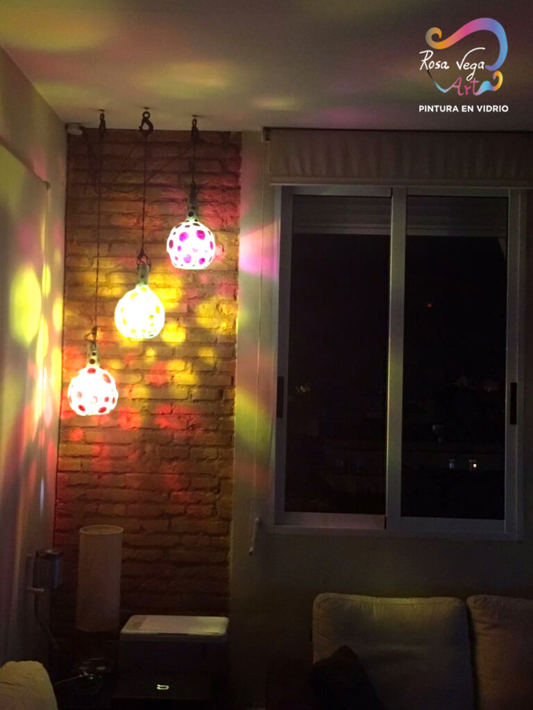 Lamparas Techo Damajuana Conjunto - Imagen 3