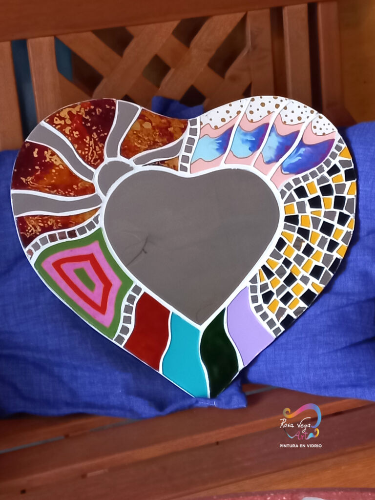 Espejo en forma de corazón Marciano - Imagen 3