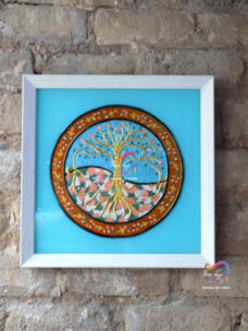 Árbol de la Vida cuadro de vidrio